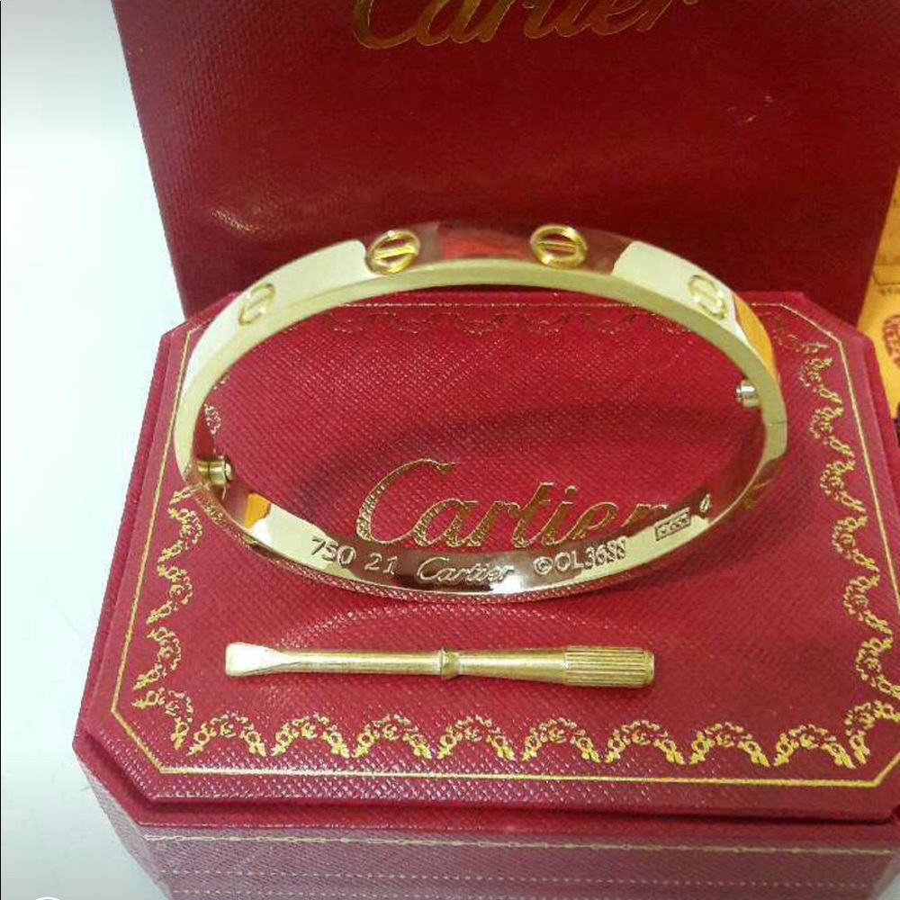 COPY - COPY - COPY - bracelets gold or silver plated with screwdriver